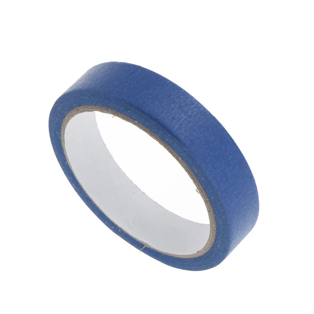 navy blue Водонепроницаемый красочные Бумага Липкая лента DIY клейкая малярная лента для инструментов широкого применения изоляционная клейкая лента 10/15/20 мм* 20 м - Цвет: navy blue