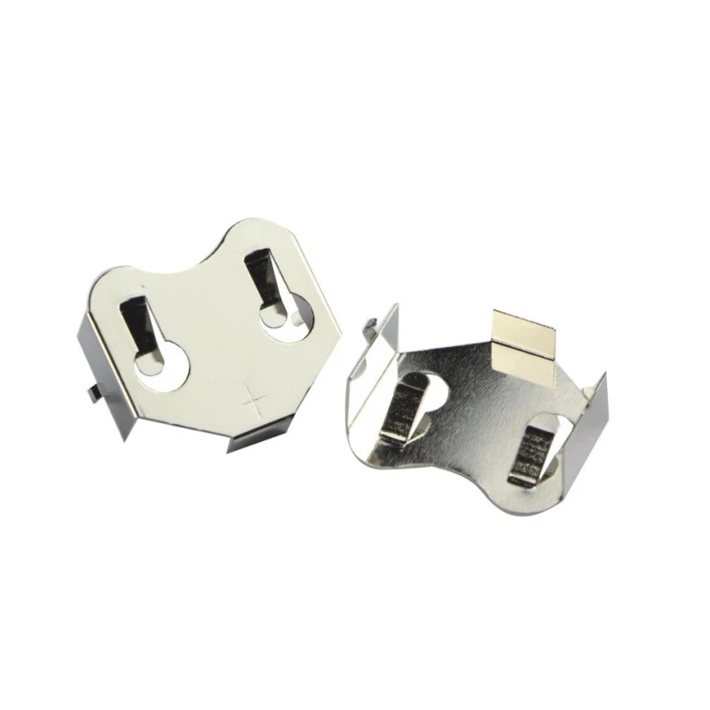 

100pcs/lot THM Precision Stamping Good Soldering Quality CR2032 Battery Holder, CR2032 Battery Retainer