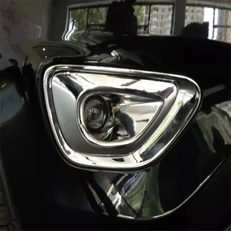 

WELKINRY car auto cover for JEEP Grand Cherokee WK2 2011 2012 2013 2014 2015 2016 2017 ABS chrome front head fog lamp light trim