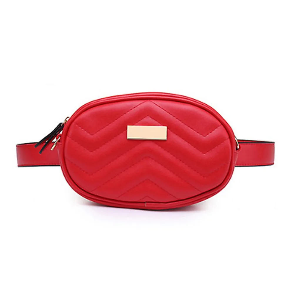 Buy Luxury Brand Waist Packs Women PU Leather Waist Bags Ladies Fanny Pack Belt