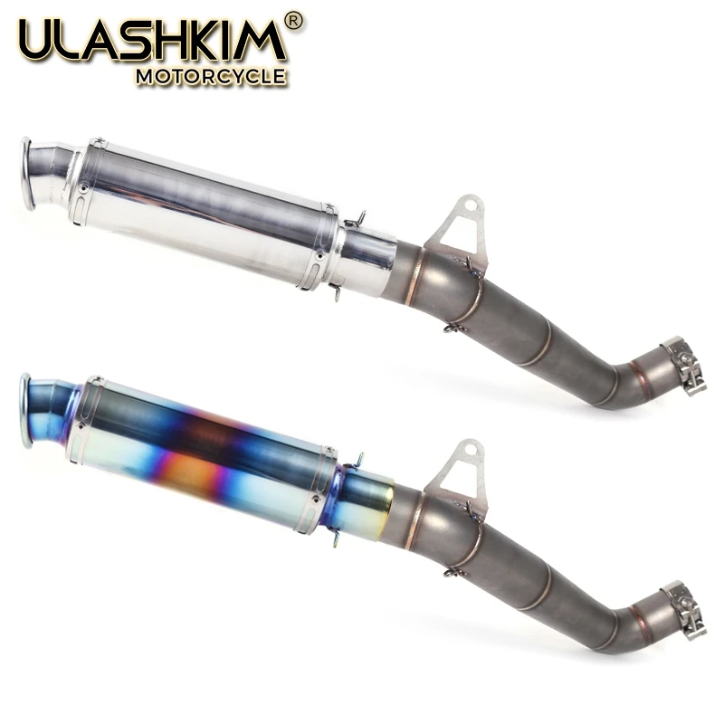

Slip on Full Motorcycle Exhaust System Pipe Exhaust Pipe & Middle Connecting Pipe Escape Link Pipe for Honda CBR1000RR 2008-15