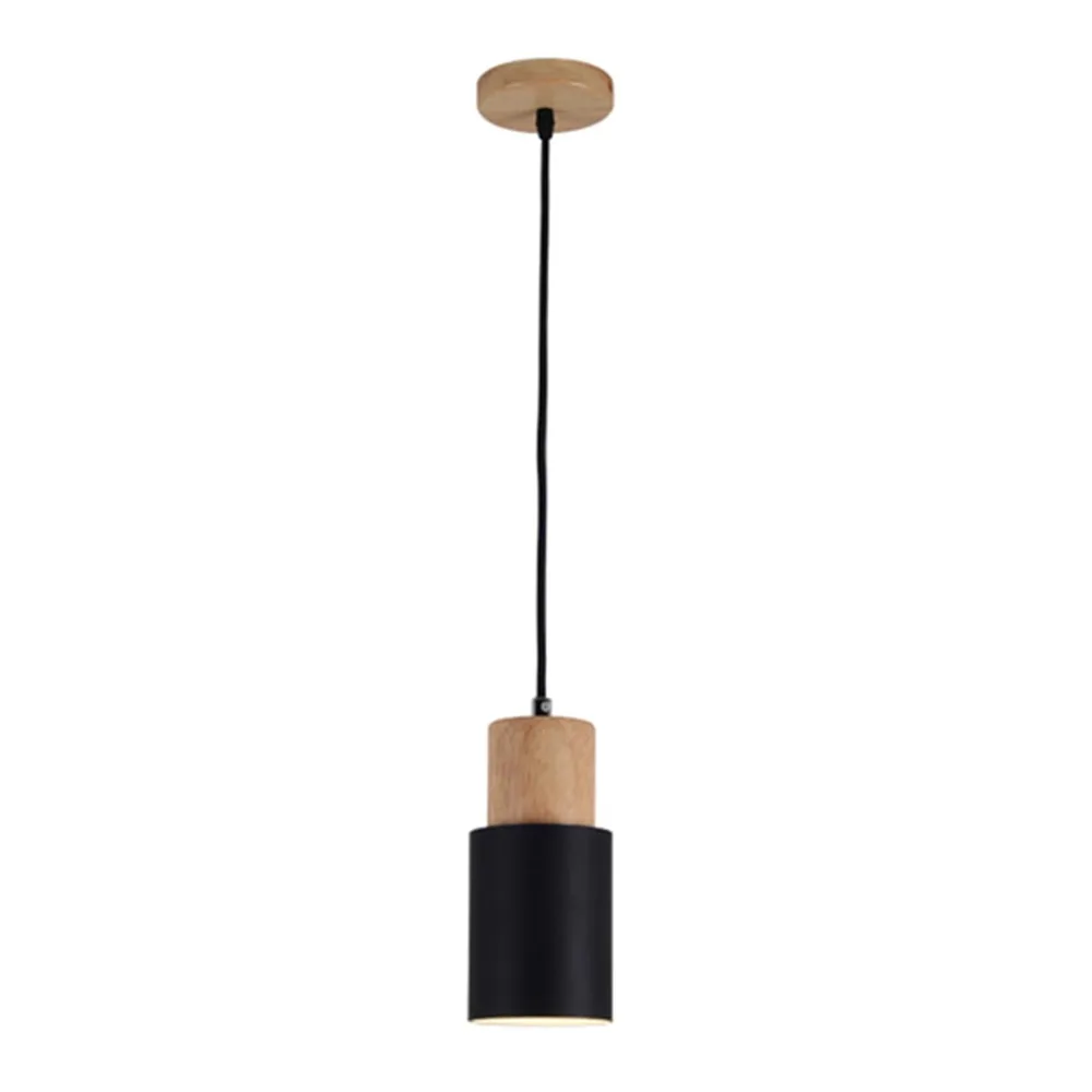 E27 Ceiling Lamp Holder Hanging Light Socket Wood Pendant Base Simple Nordic Decor For Home Hotel Island Kitchen