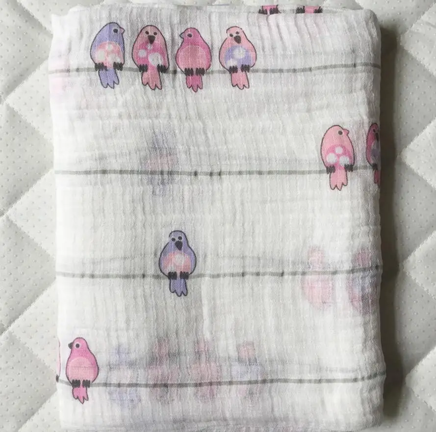custom printed muslin blanket wholesale