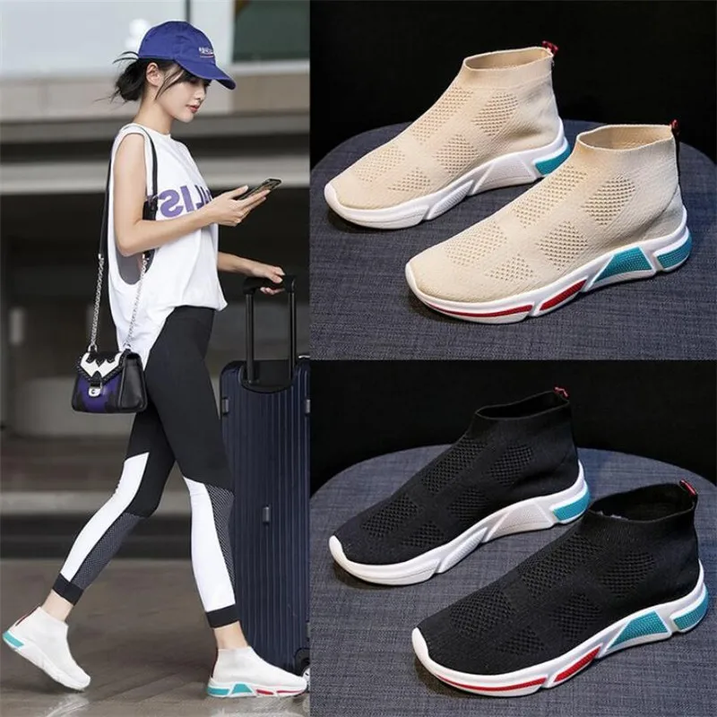 

Fashion Casual Shoes Woman Comfortable Breathable Mesh Soft Sole Female Platform Sneakers Women Chaussure Femme basket femme