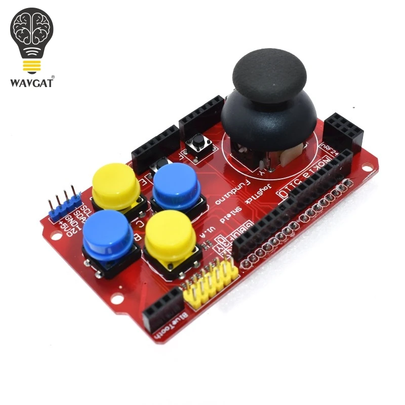 WAVGAT геймпады джойстик Клавиатура щит PS2 для Arduino UNO NRF24L01 Nk 5110 ЖК-дисплей IEC