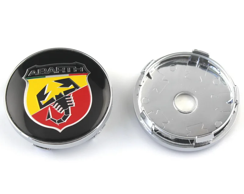 4 шт. 60 мм для Abarth Fiat значок эмблема Центральная втулка колеса автомобиля крышки обода крышка