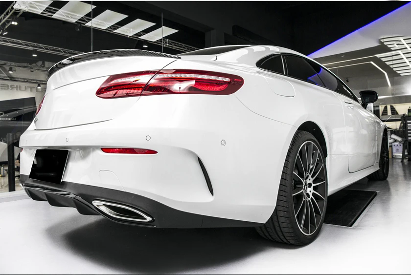 AMG стиль углеродного волокна задний багажник губы крыло спойлер для Mercedes Benz E Class Coupe W238 стайлинга автомобилей
