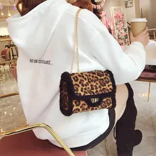 Сумки через плечо для женщин Винтажная леопардовая сумка-мессенджер с принтом женская модная кожаная сумка маленькие сумки на плечо sac femme