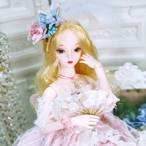 official makeup Estartek DBS 1/3 Intyros Noble Girl Ball Joint Кукла коллекционная фигурка для фанатов праздничный подарок 62 см - Цвет: official makeup