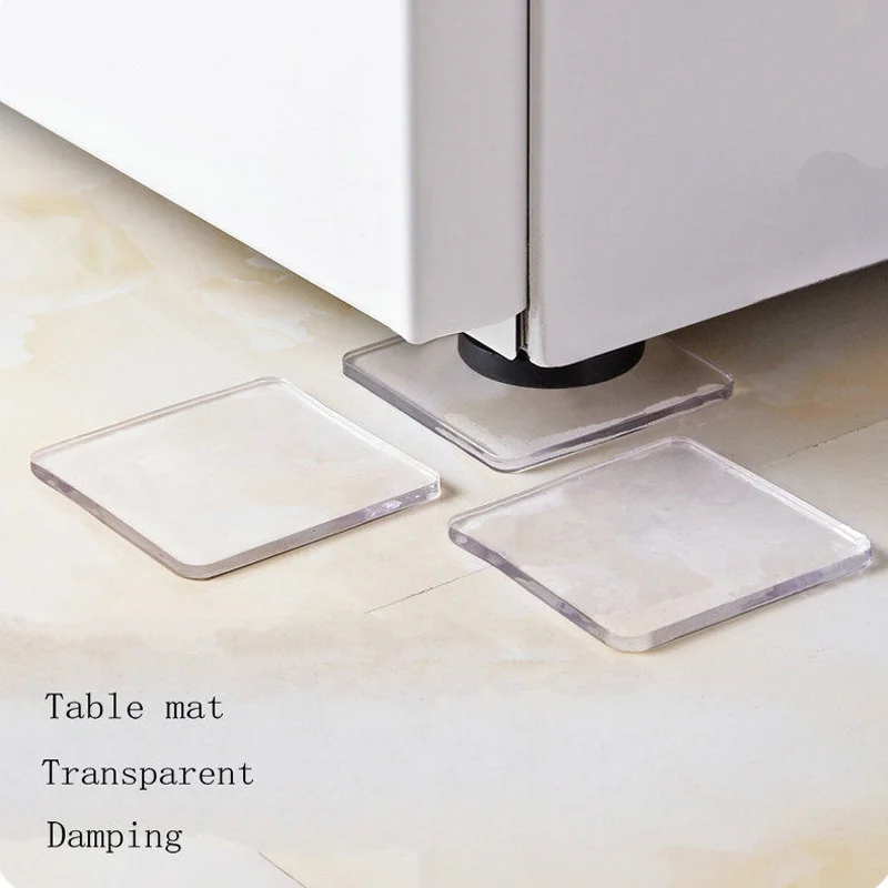 4 Pcs Washing Machine Refrigerator Chair Cushion Shock Proof Pad Furnitures Anti Slip Pad WXV Sale