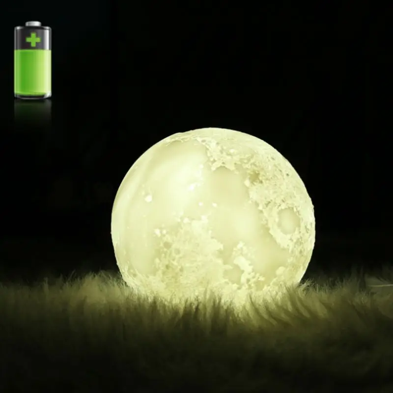 5V 2W 880ML увлажнитель воздуха 3D Moon лампа светильник Арома диффузор эфирного масла USB очиститель воздуха