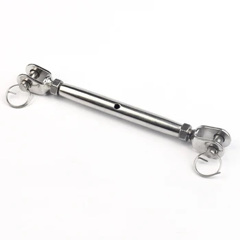 

10PCS/LOT 304 Stainless Steel M5 Rigging Screw Hardware M5 Jaw And Jaw Close Body Type Turnbuckles
