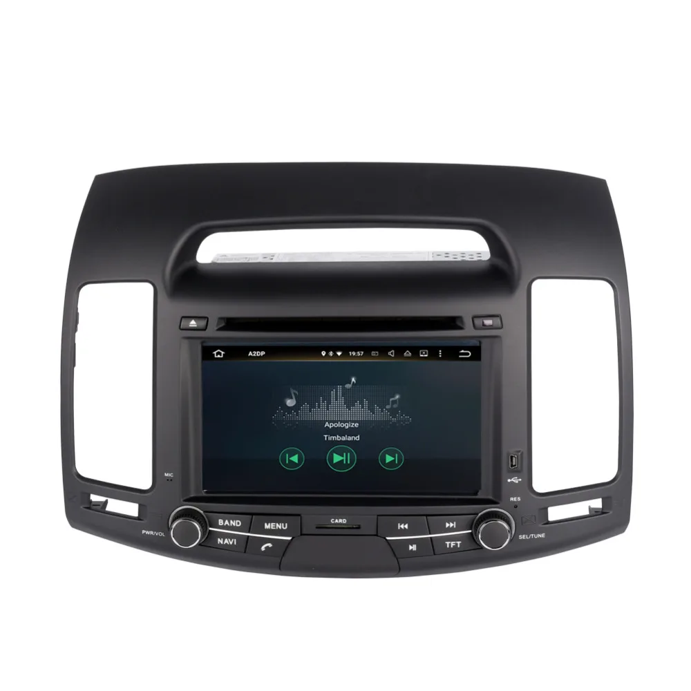 Top Android 9.0 Autoradio audio multimedia pc tablet with 4G Lte wifi for Hyundai Elantra 2007-2011 GPS Navigation DVD Multimedia 9