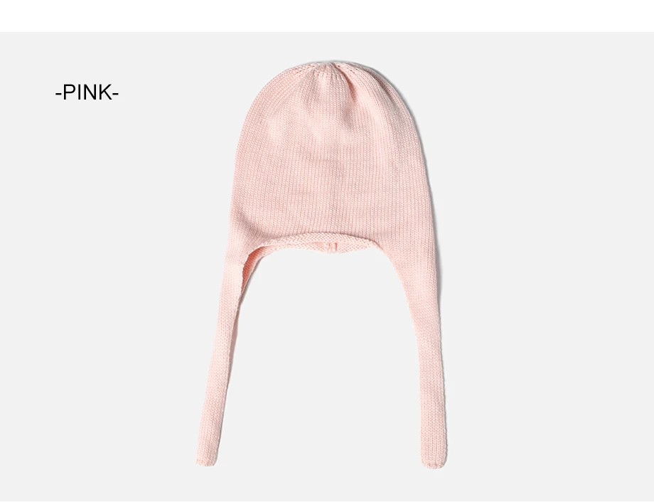 Kids Hat Children Cute Warm Beanies Protect The Ears Hats 2019 New Winter Autumn Boys Girls Wool Knit Beanie Baby Hat Unisex Cap (7)