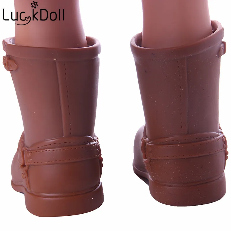 LUCKDOLL круглый носок принцесса обувь подходит 18 дюймов Американский 43 см аксессуары для кукол, игрушки для девочек, поколение, подарок на день рождения