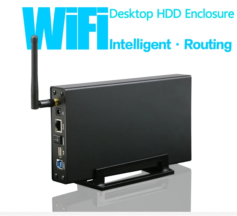 hard drive case for internal hard drive Aluminum Hard Disk External Case Nas Wifi Router 300mbps Wifi Repeater HDD3.5 Sata to Usb 3.0 Enclosure External Hard Drive Box external hdd box 2.5