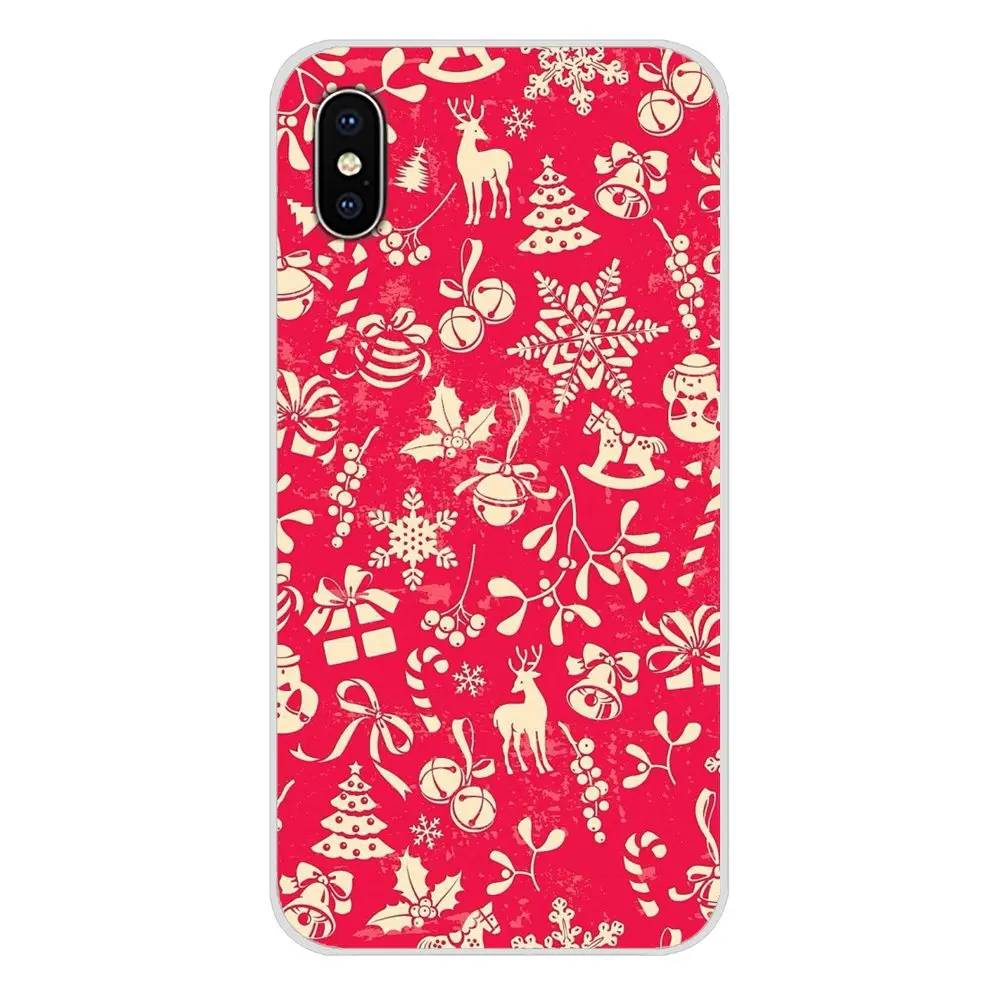 Мягкий прозрачный чехол для Xiaomi Mi6 A1 5X 6X Redmi Note 5 5A 4X 4A 4 3 Plus Pro pocophone F1 Merry christmas Happy New
