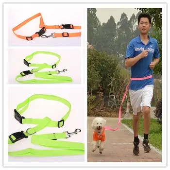 

pet dog Running traction rope hands free dog traction rope for outside morning run B28