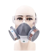Полугазовая маска с очками респираторы для рисования Пылезащитная Маска Анти-сажевый респиратор распыление в комнате, химическая фабрика, шахта