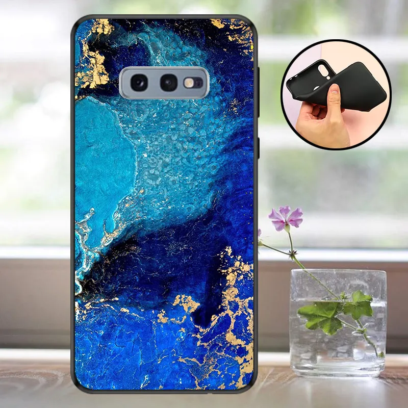 Чехол для samsung Galaxy S10E чехол s силиконовый матовый чехол Galaxy S10E задняя крышка для Funda samsung S10E S 10E чехол для телефона бампер - Цвет: LJL