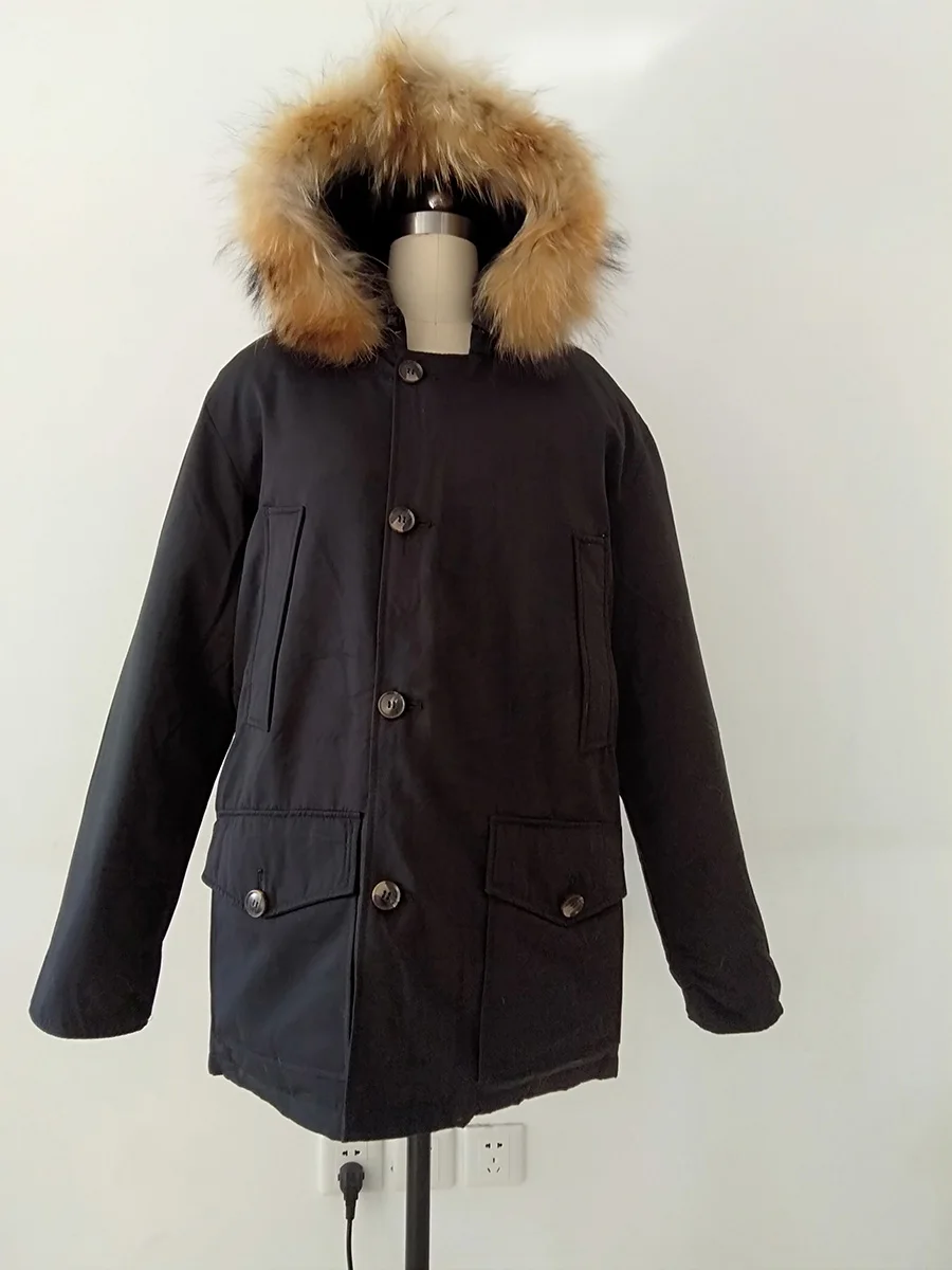 Канада стиль бренд мужские женские водонепроницаемые зимние теплые настоящие пуховые пальто CHATEAU expedition Arctic PARKA