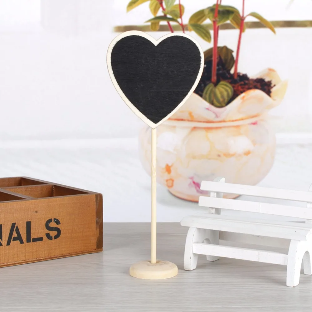 

5Pcs Small Blackboard with Stand Place Wedding Party Table Decoration Table Number Sign Number Tag all For Wedding