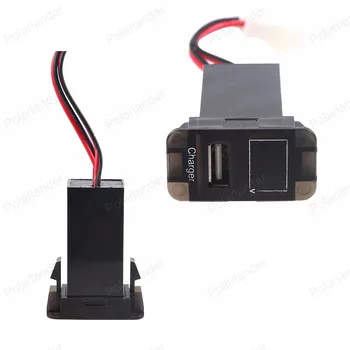 

USB interface Car cell phone charger 2.1A 5V socket adapter and Voltmeter for S/UZUKI