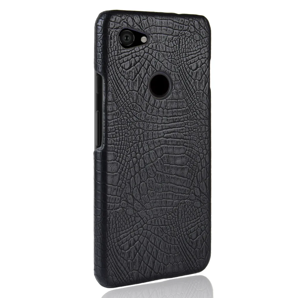 Жесткий чехол из искусственной кожи с текстурой под крокодила для Google Pixel Xl 2 XL2 3 XL3