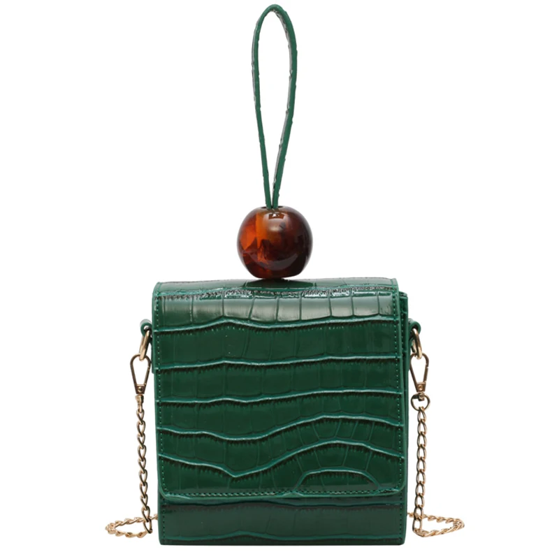 

Elegant Female Stone pattern Tote bag 2019 Summer New Quality PU Leather Women's Designer Handbag Chain Shoulder Messenger Bag