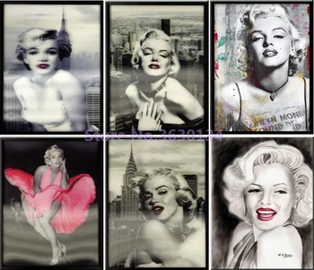 

5D Diy Diamond Embroidery Marilyn Monroe Needlework Diamond Mosaic 3D Diamond Painting Cross Stitch Hobbies Crafts Accessories