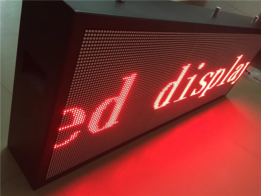 

3.75 SMD single red color Water proof cabinet display, 1R,16scan,44321dots/m2