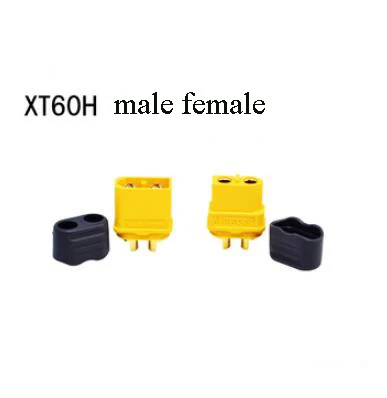 20 XT60H-M 20 XT60HF 40 шт. Amass Стандартный XT60/XT60U/XT60H штекер Женский Мужской Мощность Батарея разъем цвет: желтый/синий/черный f RC самолет Бла(беспилотный летательный аппарат Дрон DIY Acc - Цвет: 20 XT60H-M 20 XT60HF