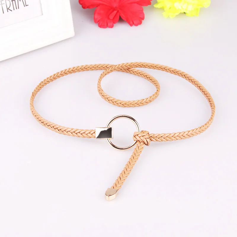 style 2 coffee Тонкие ремни из искусственной кожи для женщин, яркие цвета, Женские поясные ремни, женское платье, ремень, пояс, femme cinturones para mujer - Цвет: style 2 coffee