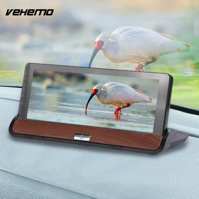 Vehemo 7 дюймов GPS навигатор HD 1080 P двойной Камера DVR Камера видео Регистраторы Сенсорный экран DVD с Северной Америке и европа Географические карты