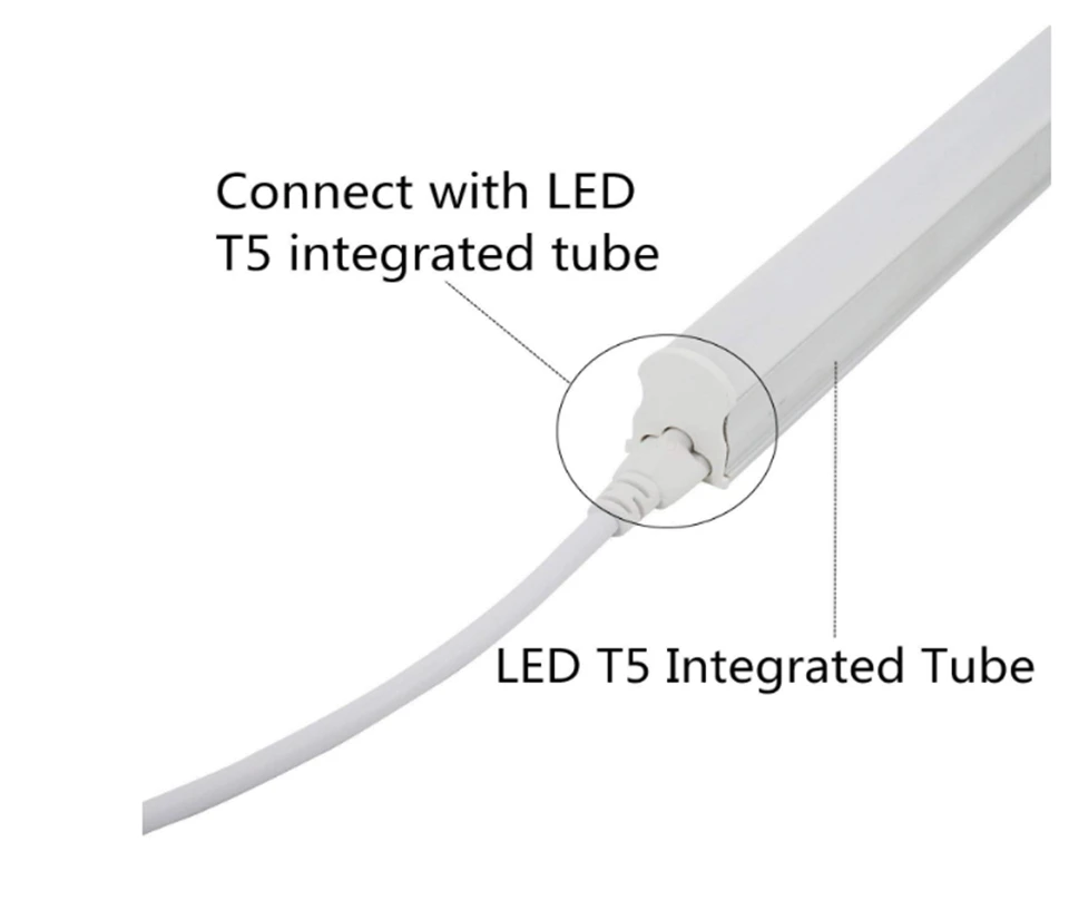 1FT-5FT T5 T8 двойной конец 3Pin светодиодный соединительный кабель Провода, T5 T8 удлинитель для интегрированного светодиодный люминесцентный Светильник лампы