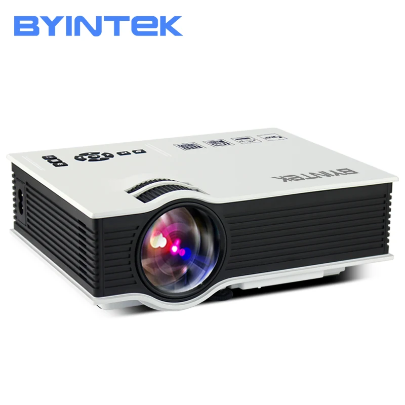 BYINTEK BT400 UC40 мини ЖК проектор 1800 люмен Поддержка Full HD видео Портативный светодио