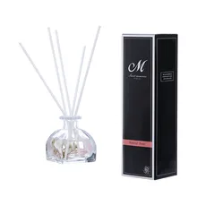 Reed Oil Diffusers with Natural Sticks, Glass Bottle and Scented Oil 60ML Aromatherapy Air fragrant Soothe stress#12/6