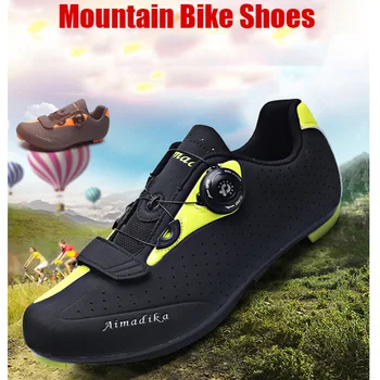 

HYFMWZS Krasovki Men 2018 Bicycle Shoes MTB Shoes Men Road Cycling Shoes Mountain Bike Shoes Sapatilha Ciclismo Mtb Sepatu Mtb