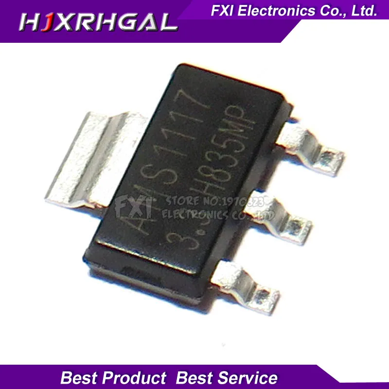 

50PCS AMS1117-3.3 AMS1117 AMS1117-3.3V SOT223 SOT-223 VOLTAGE REGULATOR SMD New original
