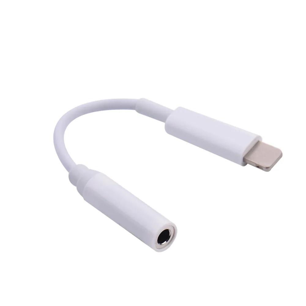 Audio Adapter For iPhone 7 to 3.5MM Aux Cable Audio Jack ...