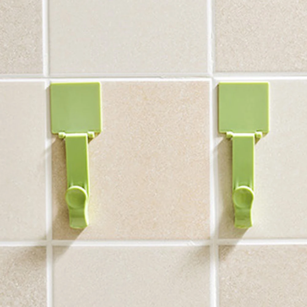 

2pcs Household Strongly adhesive Wall Hook Hanger Use for Kitchen Bath Hanging Hooks Door Back Walls Towel Clothes Hook Hanger