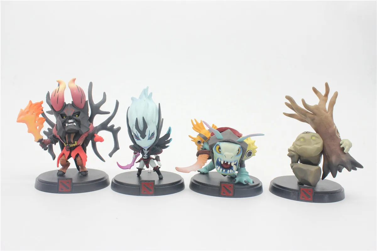  WOW All Styles DOTA 2 Game Figure Tiny Slithereen Guard Stone Giant Shadow Fiend Akasha CM FV PVC A