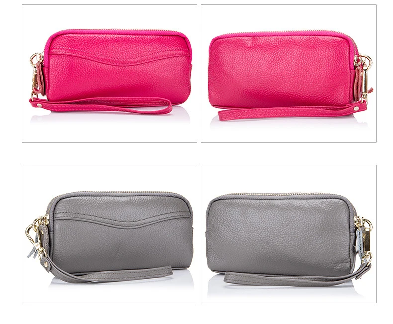 Women genuine leather coin purse 15