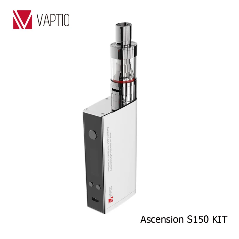 Vaptio S150 Vape kit Electronic Cigarette 150w KIT VW/VT-Ni/Ti/SS/ATC temperature control vape 0.91'' OLED Screen ATC II Coil Vaptio S150 Vape kit Electronic Cigarette 150w KIT VW/VT-Ni/Ti/SS/ATC temperature control vape 0.91'' OLED Screen ATC II Coil