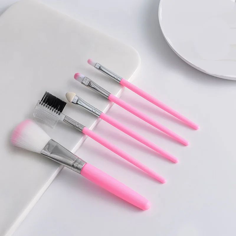 

5Pcs/Lot Eye Shadow Foundation Eyebrow Eyeliner Eyelash Lip Brush Makeup Brushes Soft Hair Cosmetic Makeup Brush Beauty Tools