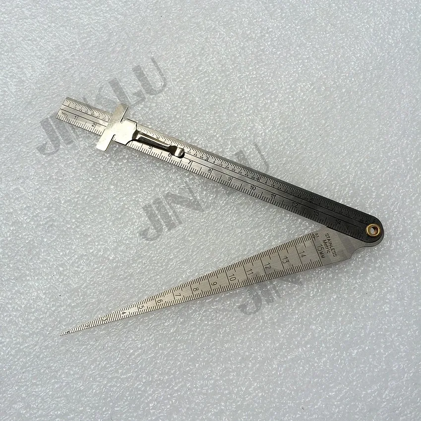 

Free Shipping 1-15 mm Taper Welding Gauge Gage ruler Test Welder
