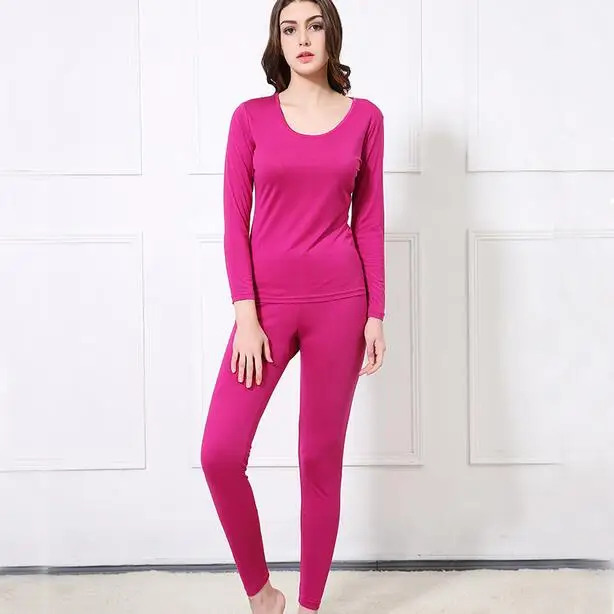 

50% Silk 50% Cotton Women's Warm Thermal Underwear Long Johns Set M L XL SG381