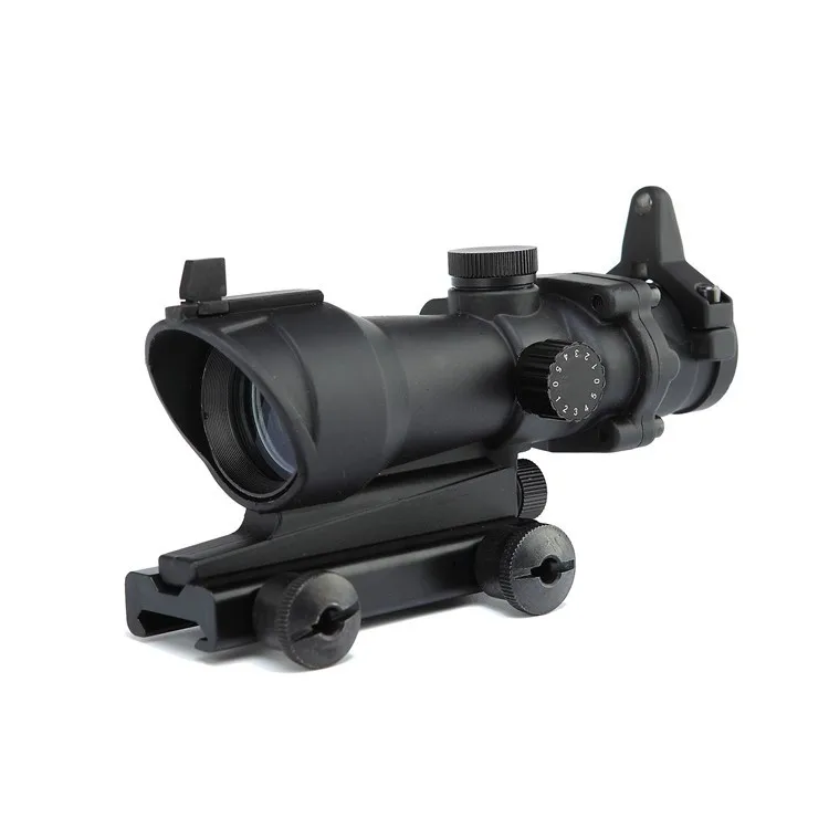 Hot Sale Hunting Tactical Riflescope ACOG Type 1x32 Red Green Dot Rifle Sight Scope With 22mm