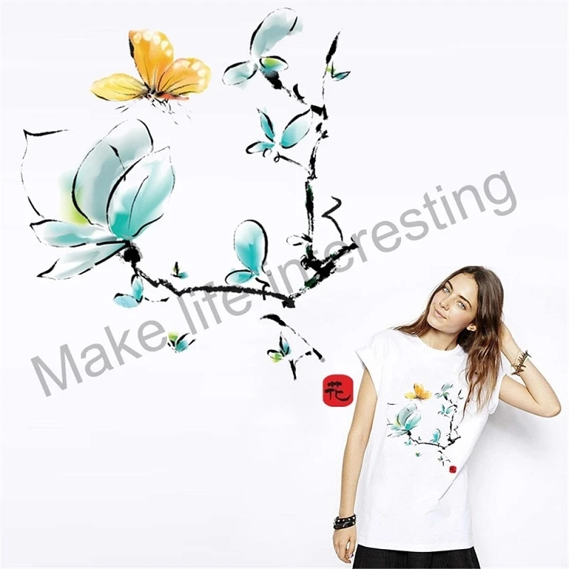

Thermal Iron Heat Transfer B Flower Sticker Heat Transfer Wholesale Patch Iron On Patches