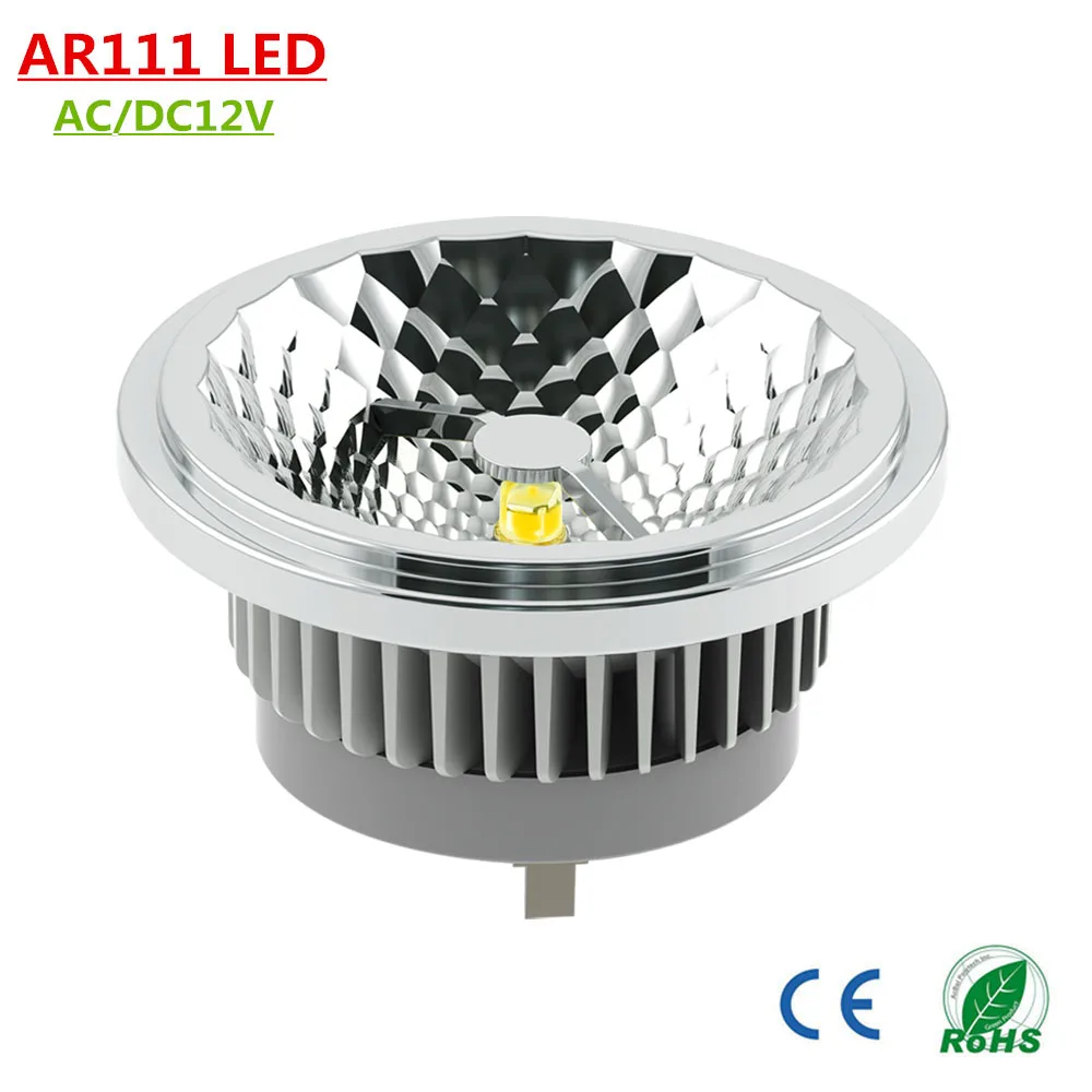 

6PC G53 ES111 LED Bulb CREE Chip Energy Saving AC/DC12V 80ra 15D/24D/40D 12W 15W Retrofit LED AR111 Spotlight for House Lighting
